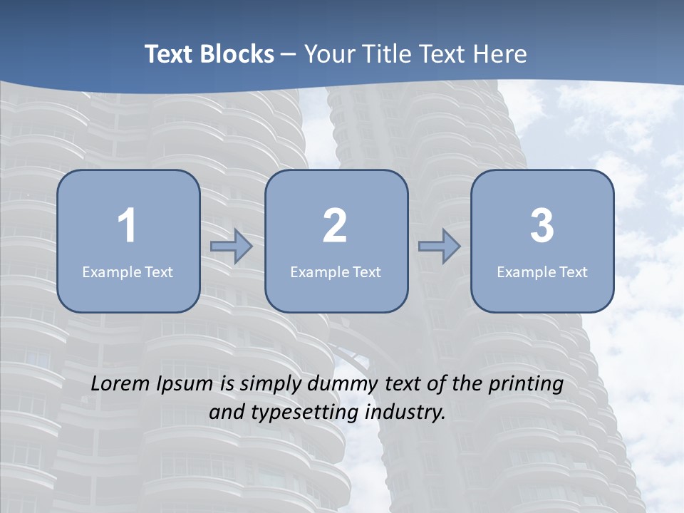 Reflections Design Glass PowerPoint Template