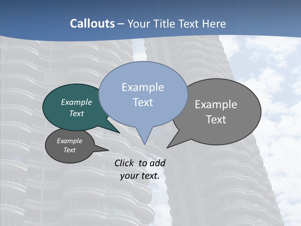 Reflections Design Glass PowerPoint Template