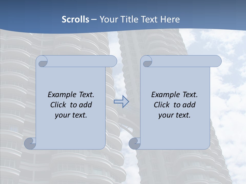 Reflections Design Glass PowerPoint Template