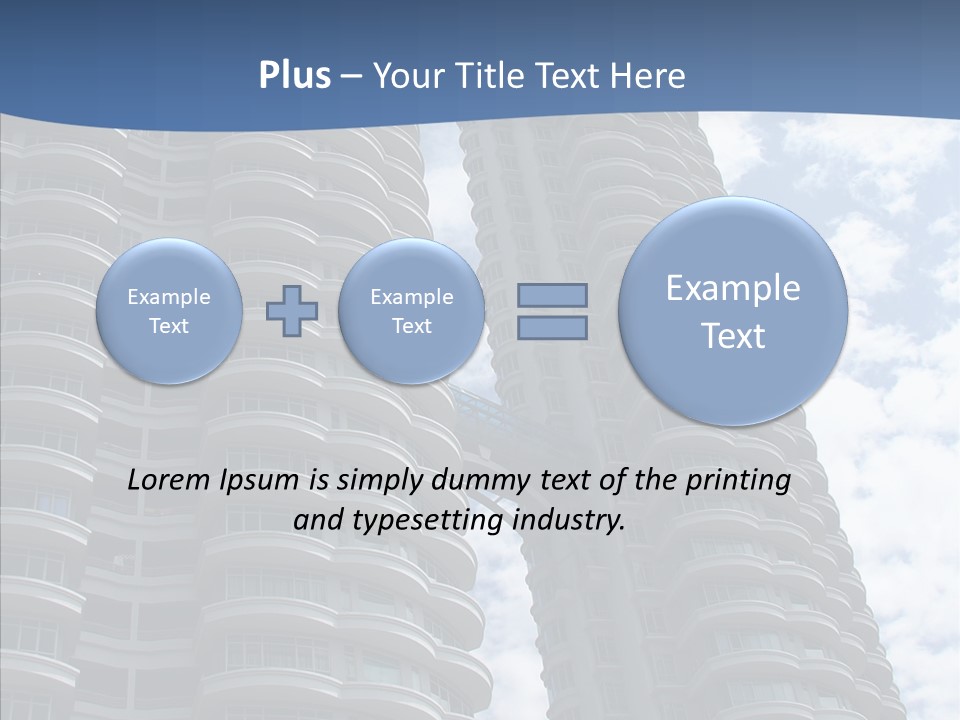 Reflections Design Glass PowerPoint Template