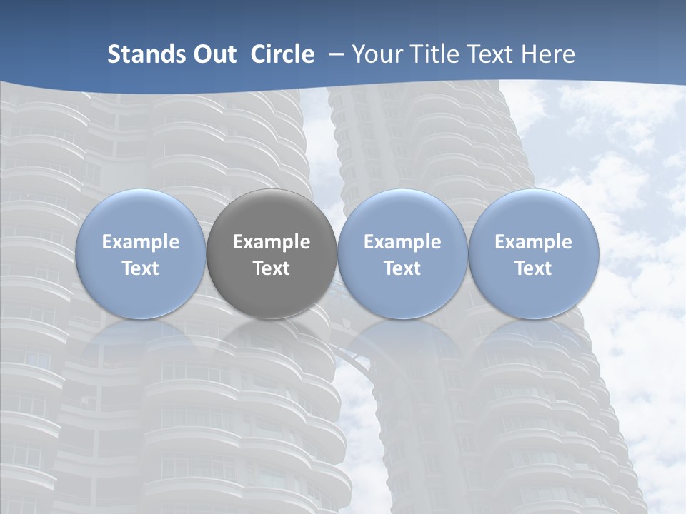 Reflections Design Glass PowerPoint Template