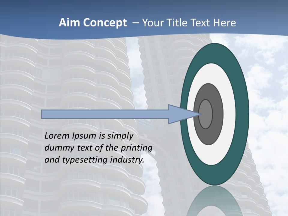 Reflections Design Glass PowerPoint Template