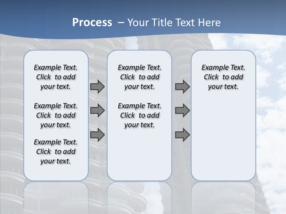 Reflections Design Glass PowerPoint Template
