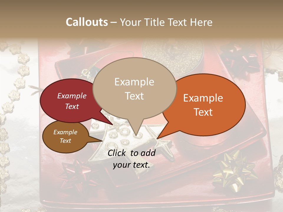 Holiday Celebrating Year PowerPoint Template