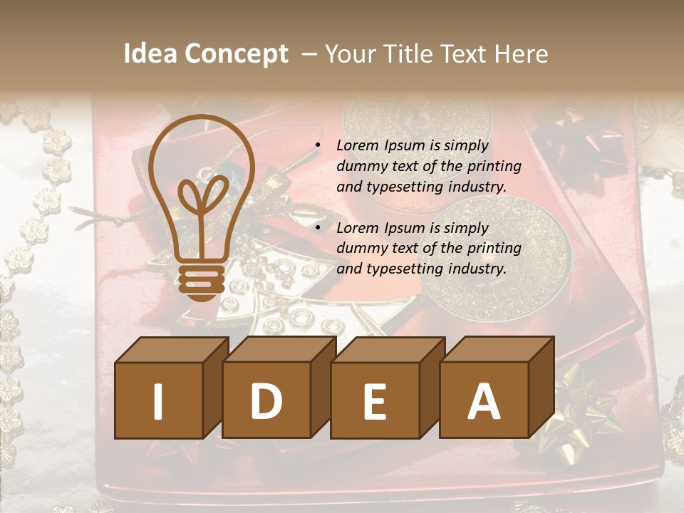 Holiday Celebrating Year PowerPoint Template