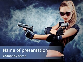 Beauty Beautiful Pose PowerPoint Template