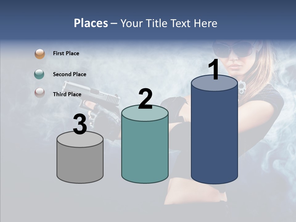 Beauty Beautiful Pose PowerPoint Template