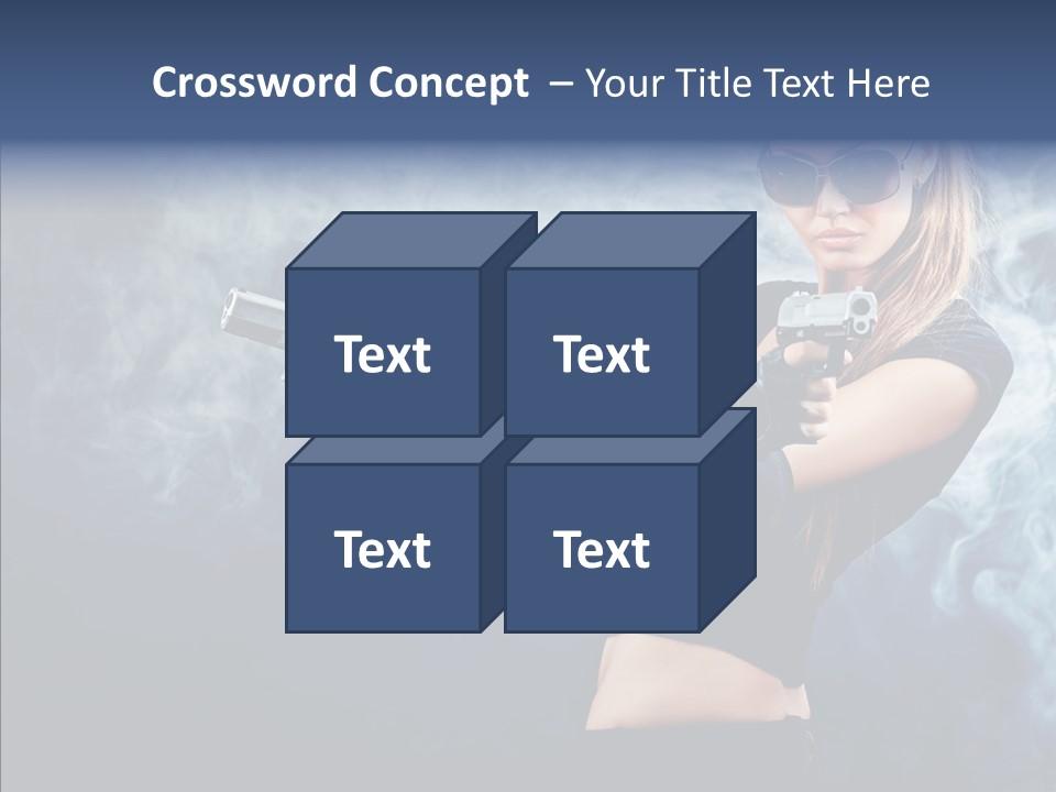 Beauty Beautiful Pose PowerPoint Template