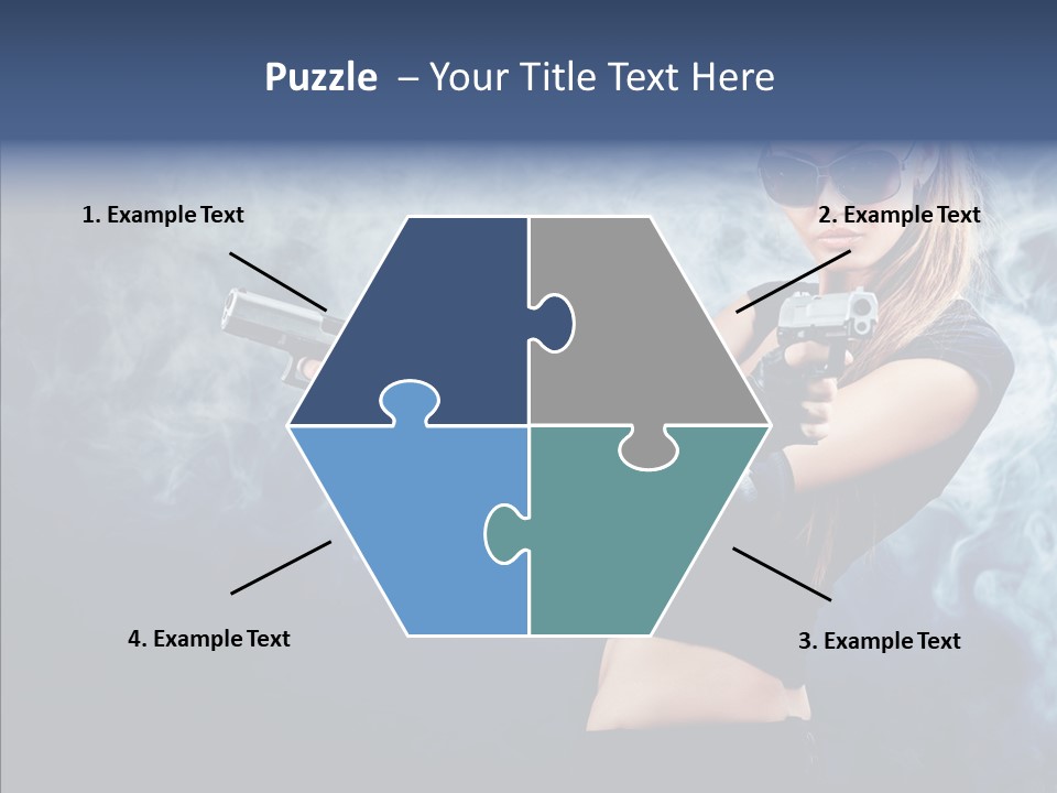 Beauty Beautiful Pose PowerPoint Template