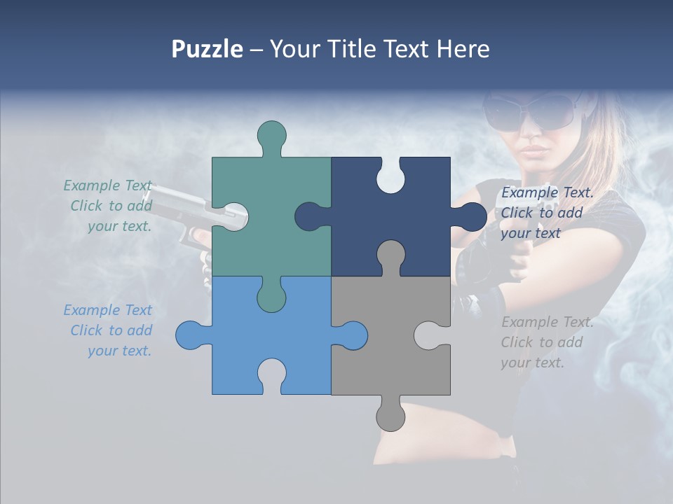 Beauty Beautiful Pose PowerPoint Template