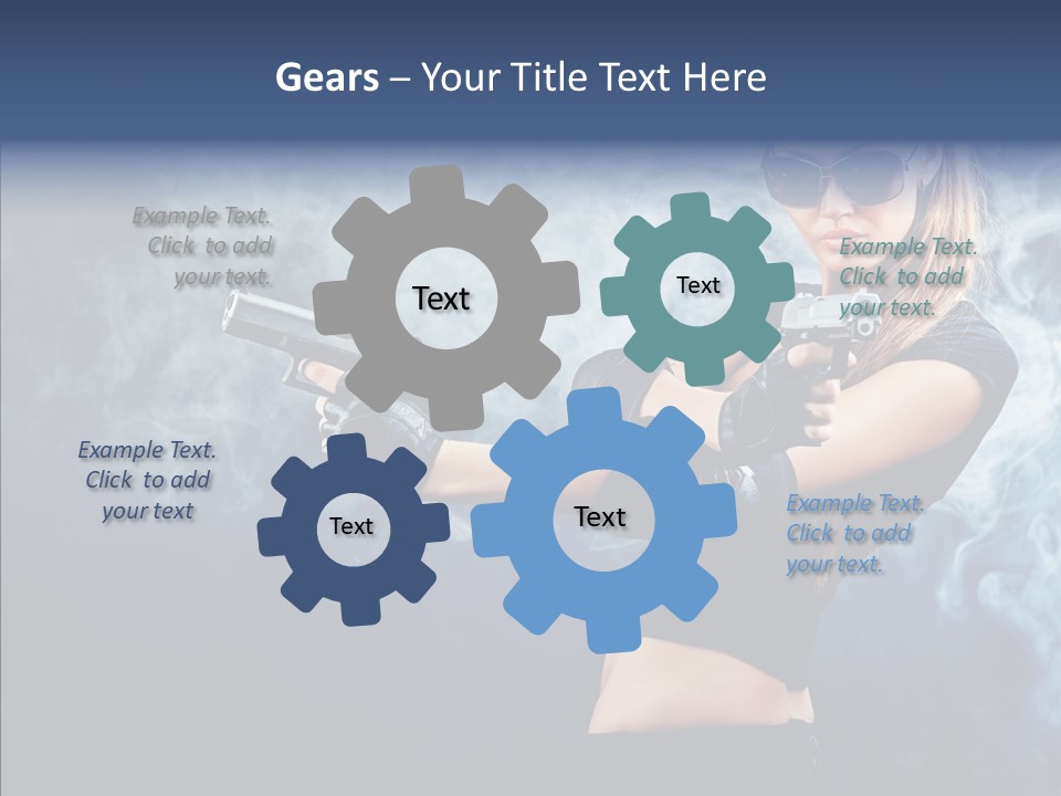 Beauty Beautiful Pose PowerPoint Template