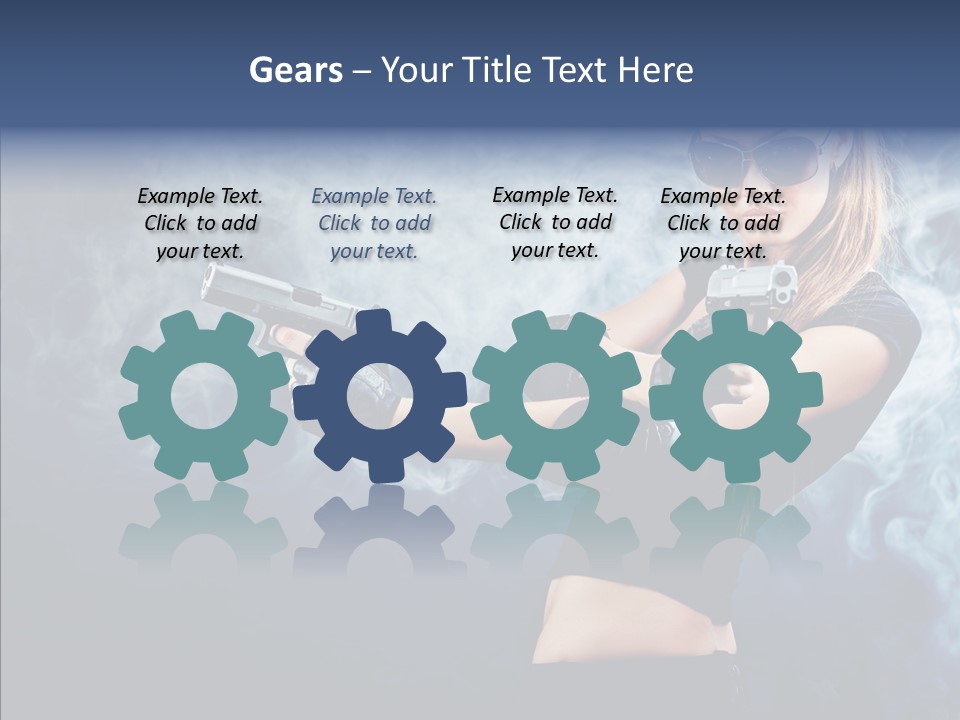 Beauty Beautiful Pose PowerPoint Template