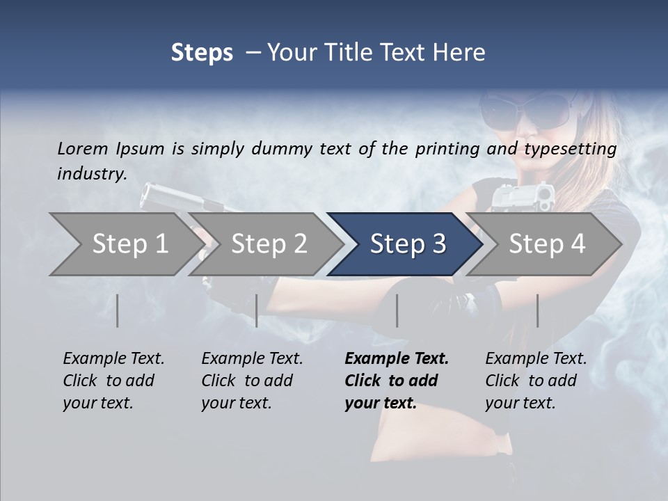 Beauty Beautiful Pose PowerPoint Template