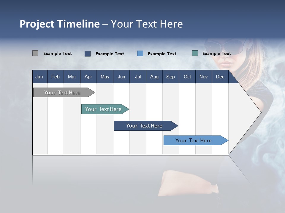 Beauty Beautiful Pose PowerPoint Template