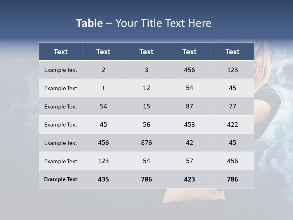 Beauty Beautiful Pose PowerPoint Template