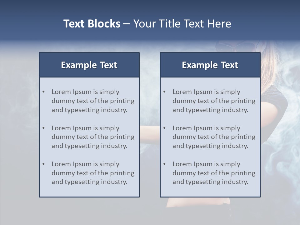 Beauty Beautiful Pose PowerPoint Template