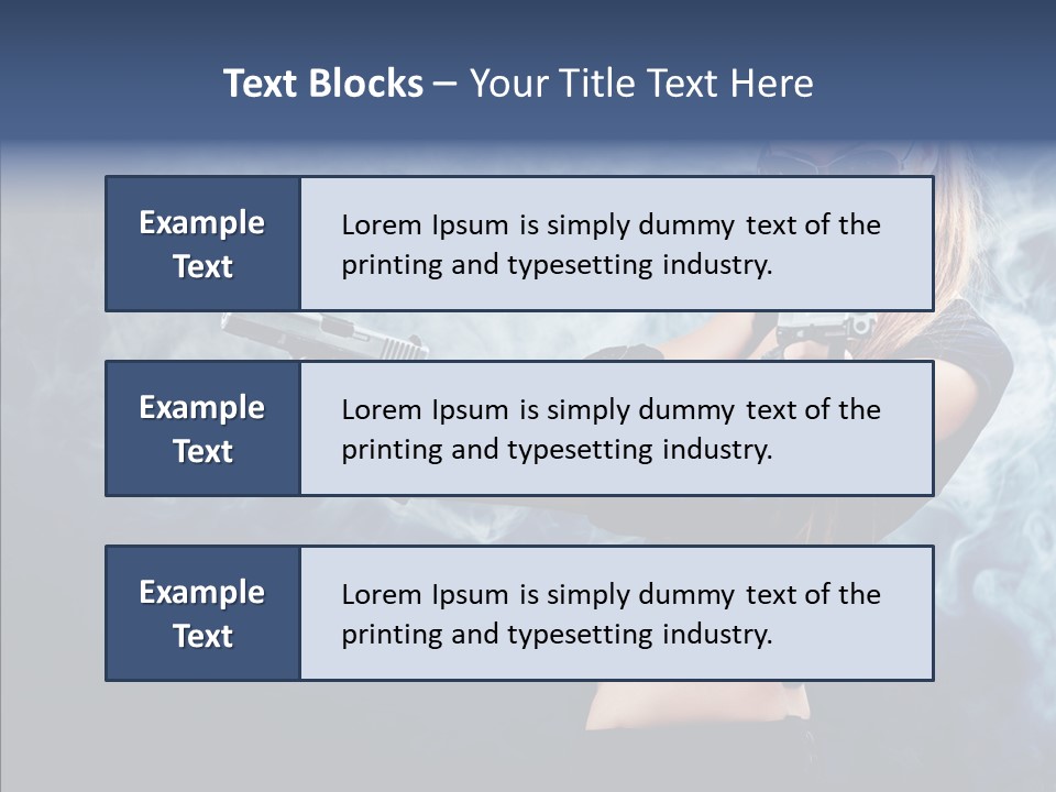 Beauty Beautiful Pose PowerPoint Template