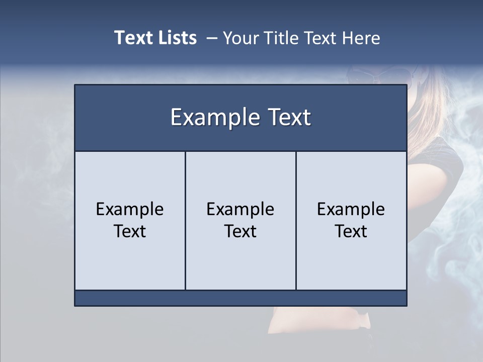 Beauty Beautiful Pose PowerPoint Template