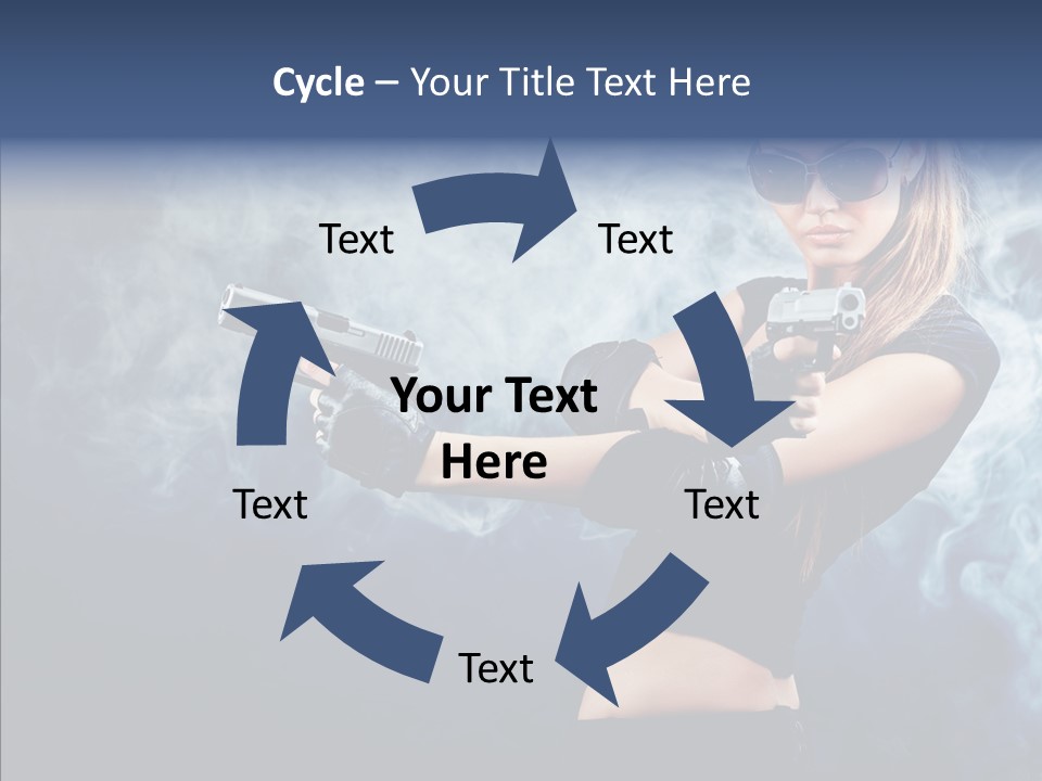 Beauty Beautiful Pose PowerPoint Template