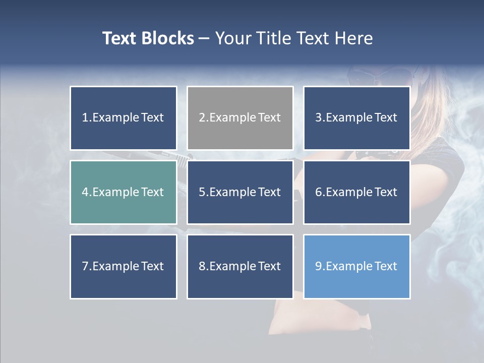Beauty Beautiful Pose PowerPoint Template