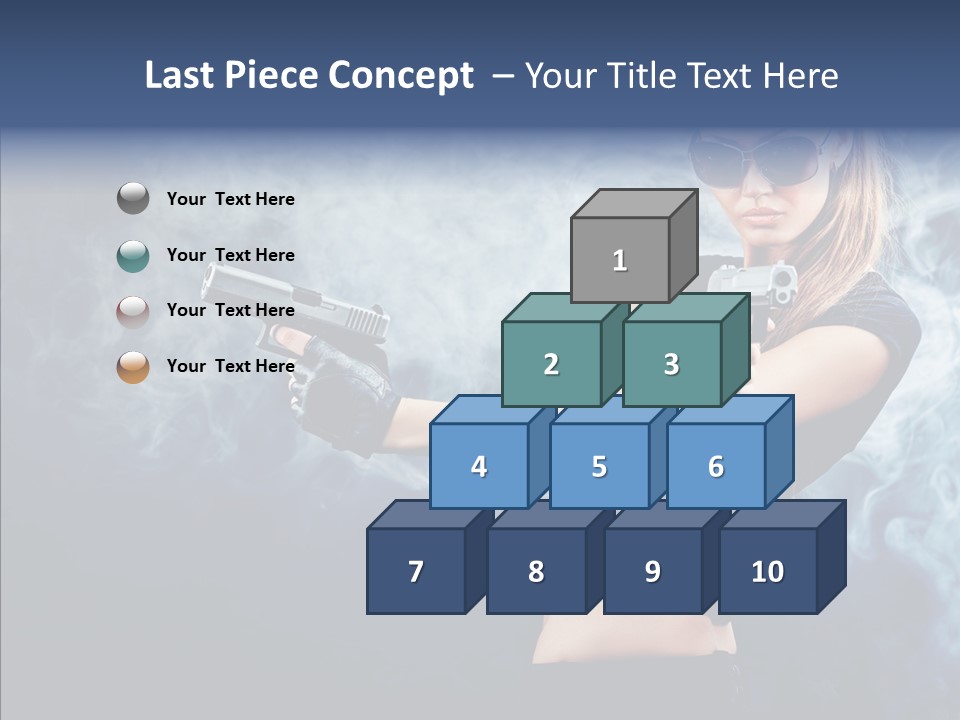 Beauty Beautiful Pose PowerPoint Template