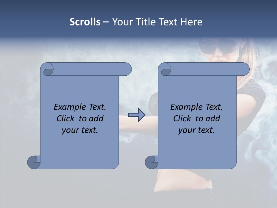 Beauty Beautiful Pose PowerPoint Template