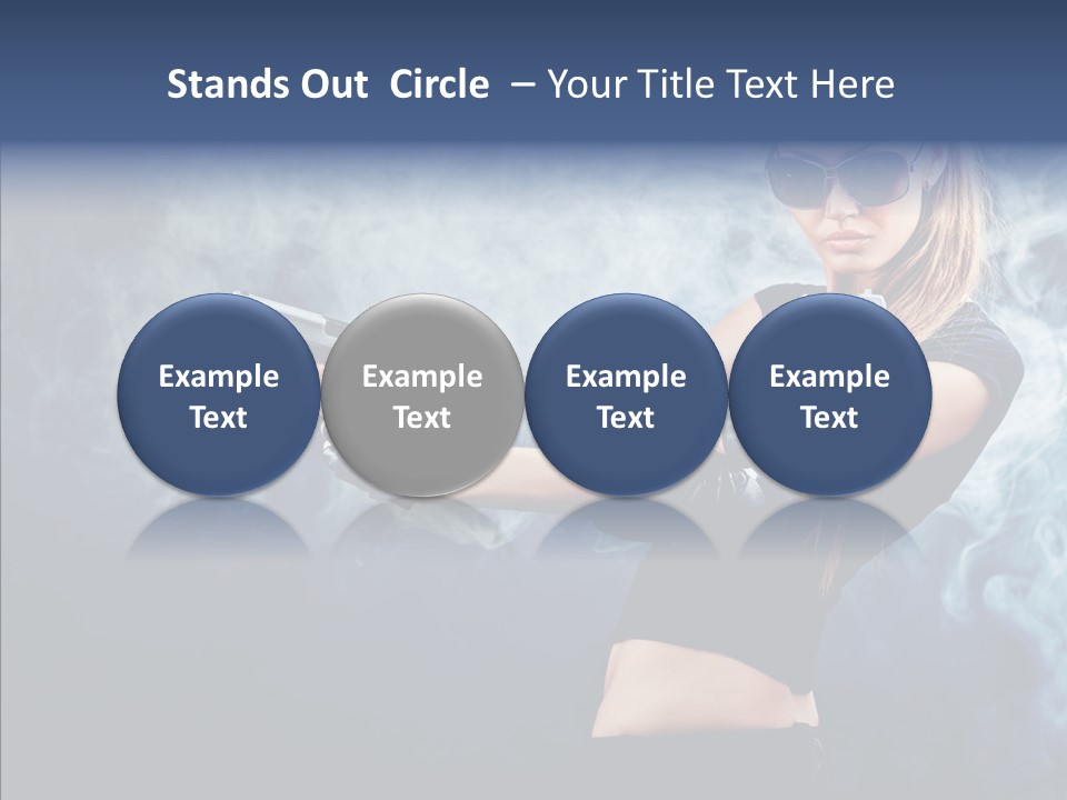 Beauty Beautiful Pose PowerPoint Template