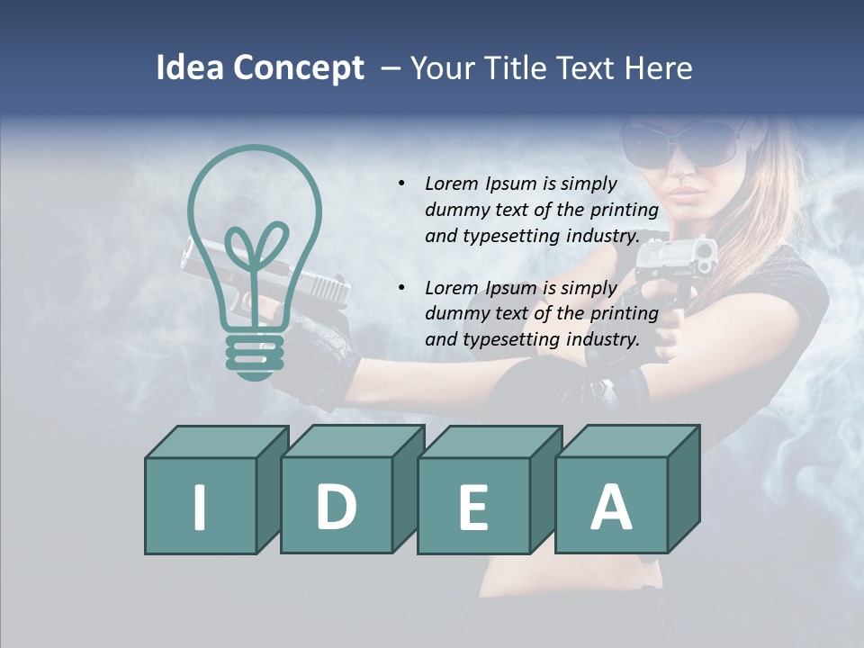 Beauty Beautiful Pose PowerPoint Template