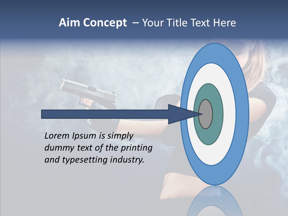 Beauty Beautiful Pose PowerPoint Template