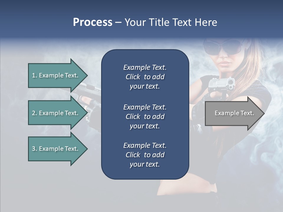 Beauty Beautiful Pose PowerPoint Template