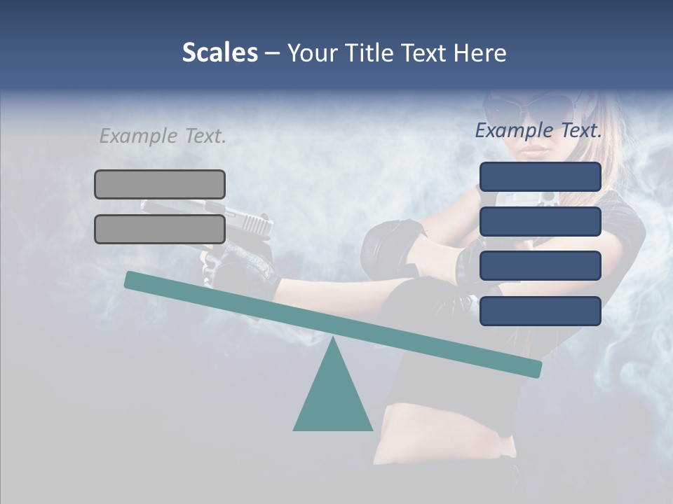 Beauty Beautiful Pose PowerPoint Template