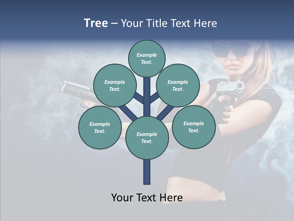 Beauty Beautiful Pose PowerPoint Template