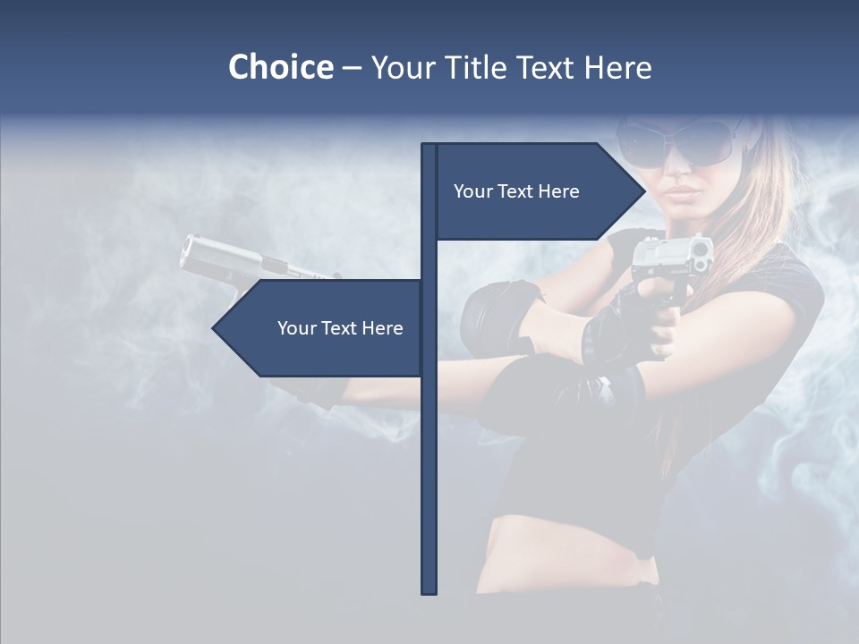 Beauty Beautiful Pose PowerPoint Template