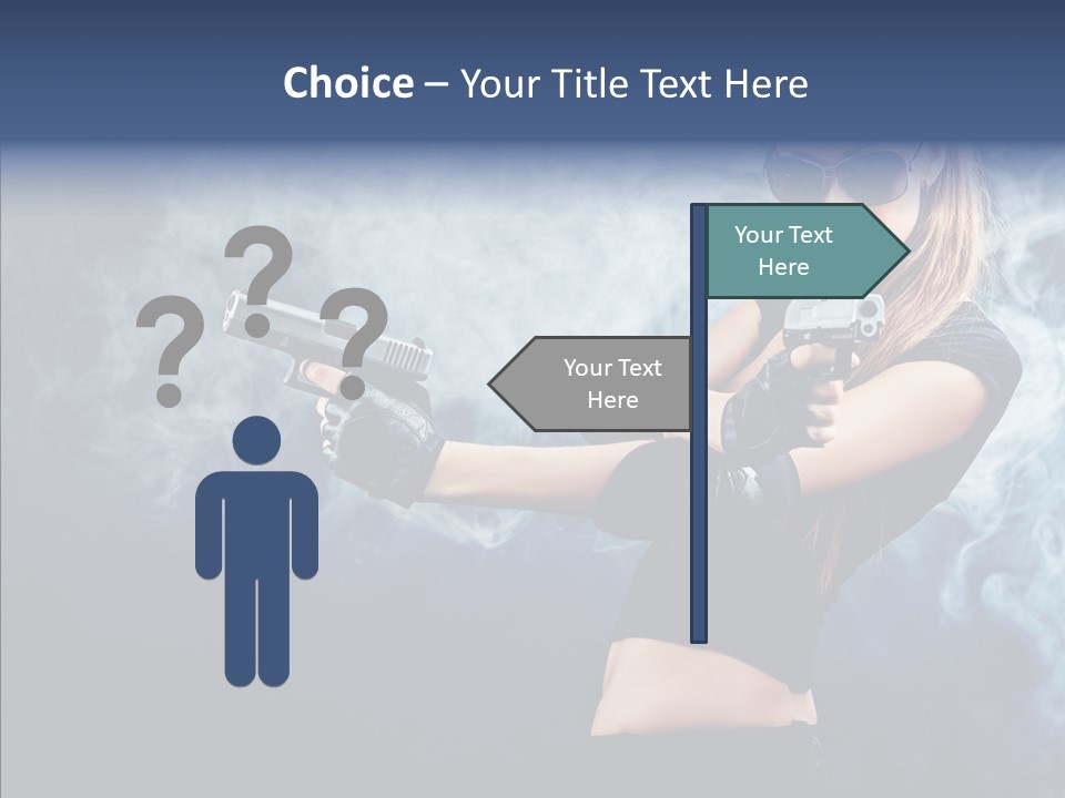 Beauty Beautiful Pose PowerPoint Template