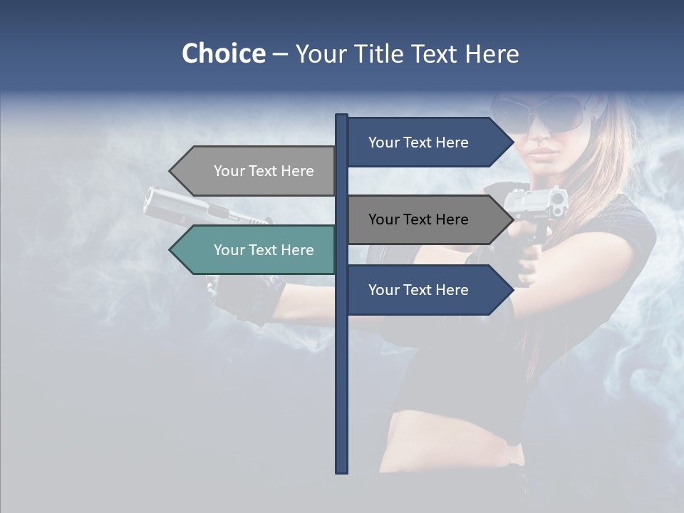 Beauty Beautiful Pose PowerPoint Template