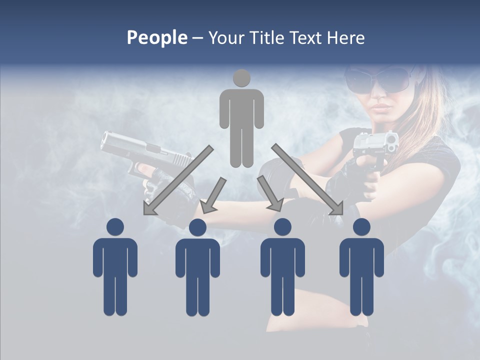 Beauty Beautiful Pose PowerPoint Template