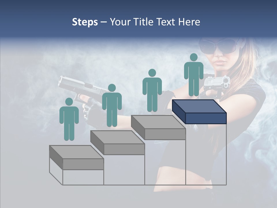 Beauty Beautiful Pose PowerPoint Template