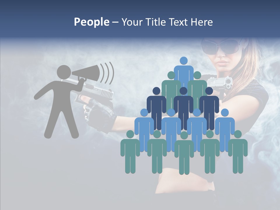 Beauty Beautiful Pose PowerPoint Template