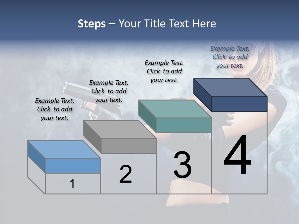 Beauty Beautiful Pose PowerPoint Template