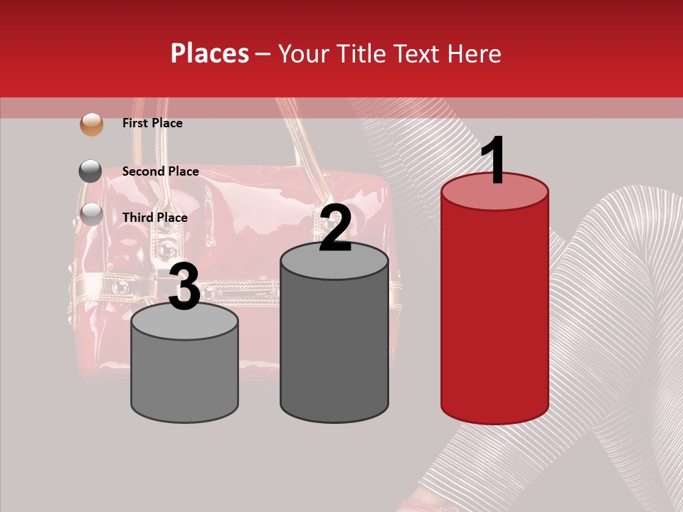 Fashion Lady Footwear PowerPoint Template