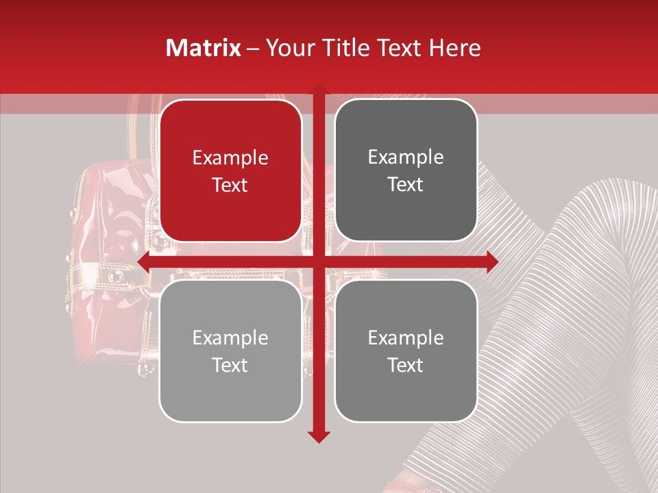 Fashion Lady Footwear PowerPoint Template