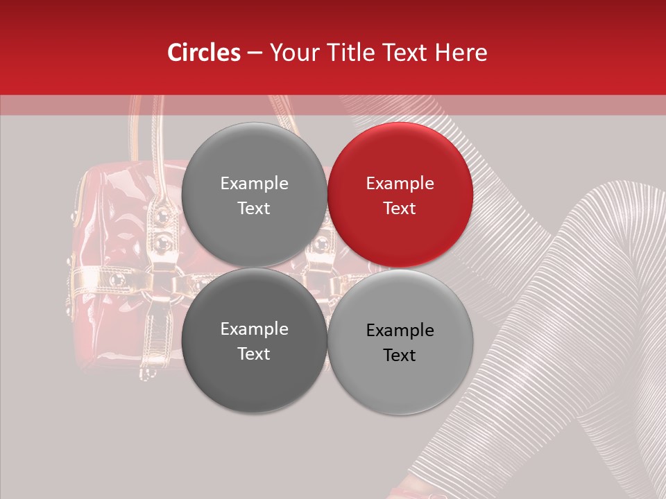 Fashion Lady Footwear PowerPoint Template