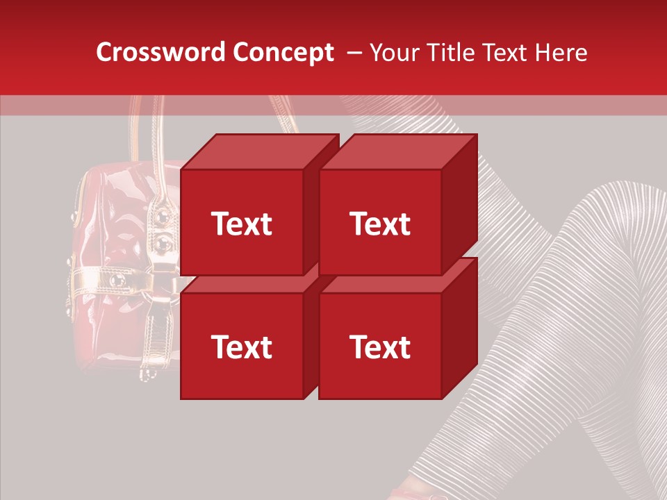 Fashion Lady Footwear PowerPoint Template