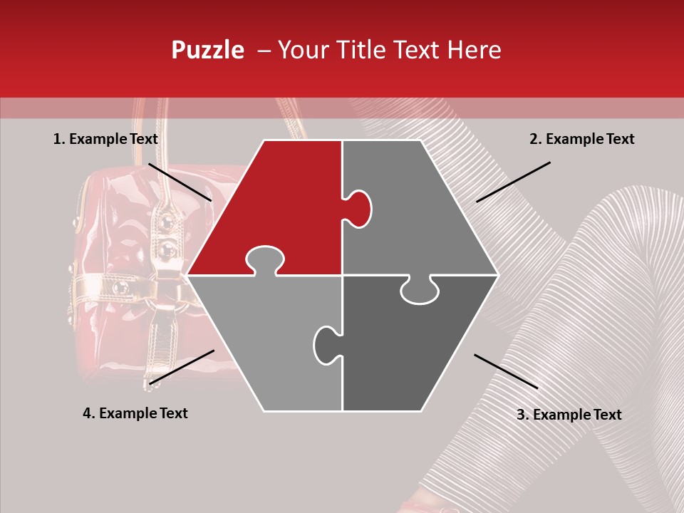 Fashion Lady Footwear PowerPoint Template