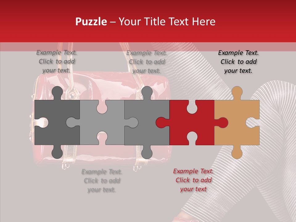 Fashion Lady Footwear PowerPoint Template