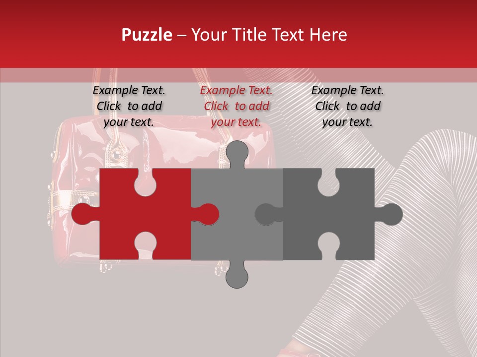 Fashion Lady Footwear PowerPoint Template