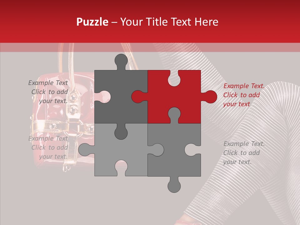 Fashion Lady Footwear PowerPoint Template