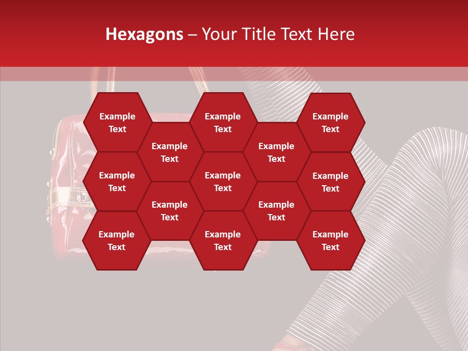 Fashion Lady Footwear PowerPoint Template