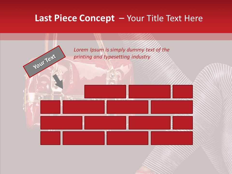 Fashion Lady Footwear PowerPoint Template