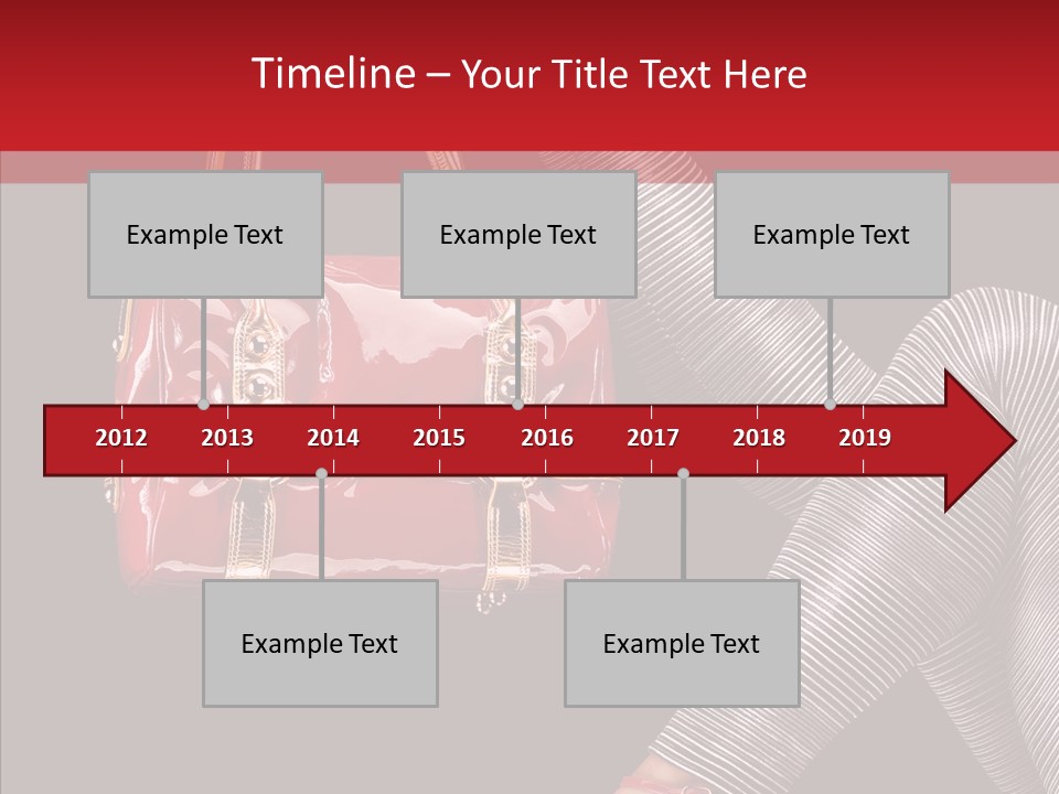 Fashion Lady Footwear PowerPoint Template